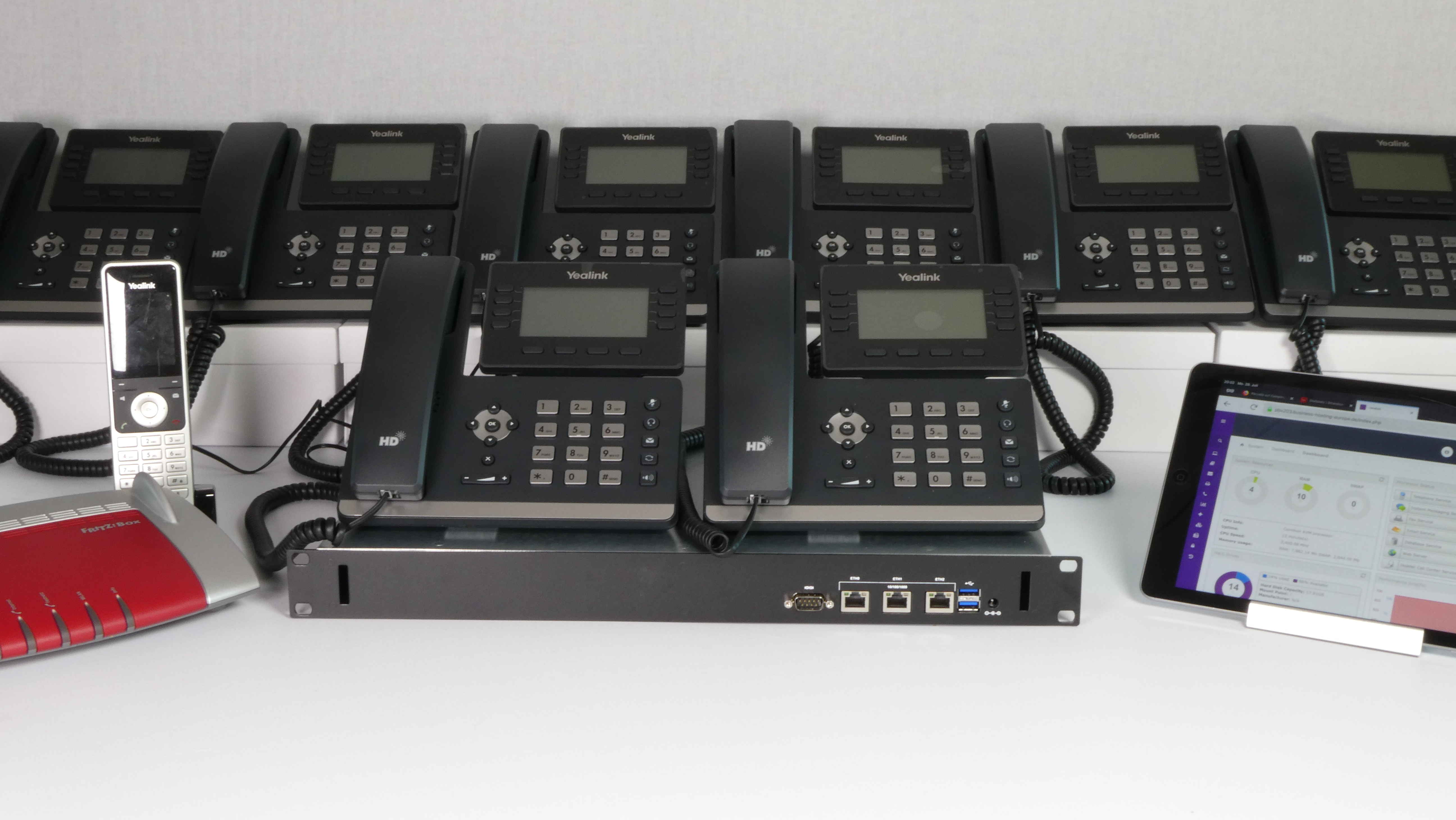 Issabel Voip Telefonanlage mit Fritzbox und Ipad